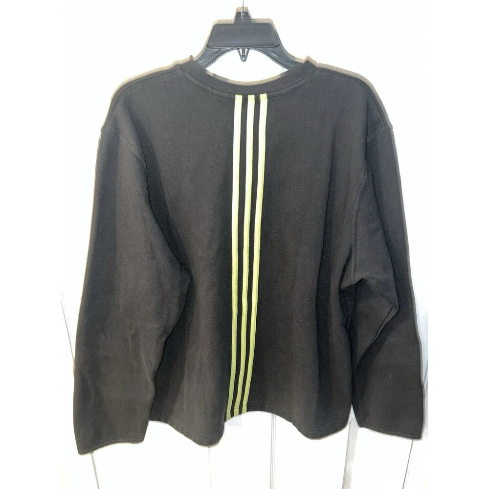 Adidas Sweatshirt XL Embroidered Trefoil Logo Crewneck Three Stripe Vintage Y2K